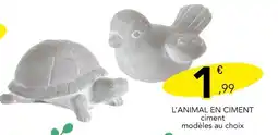 Stokomani L’ANIMAL EN CIMENT offre