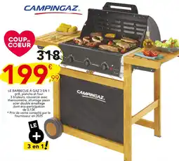 Stokomani CAMPINGAZ Le barbecue à gaz 3 en 1 offre