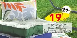 Stokomani LE COUSSIN DE SOL offre