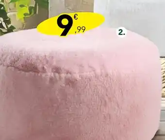 Stokomani LE POUF GONFLABLE FAUSSE FOURRURE offre