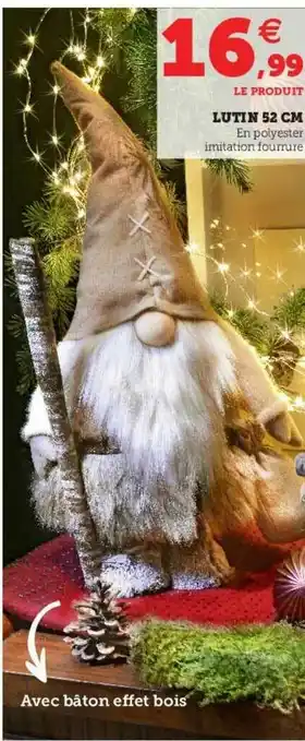 Hyper U Lutin 52 Cm offre