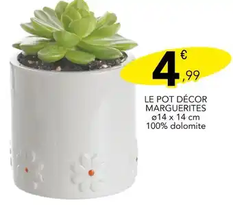 Stokomani LE POT DÉCOR MARGUERITES offre