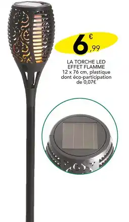 Stokomani La torche led effet flamme offre