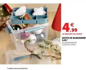 Hyper U Boîte De Rangement 6,6 L offre