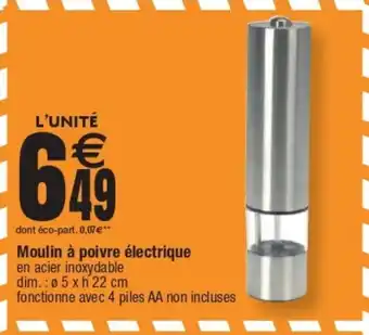 Moullin a Poivre èlectrique