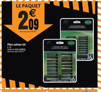 Cora x Carrefour Piles Salines AA offre