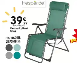 Maxi Bazar Hespéride Fauteuil pliant Silos offre