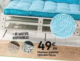 Maxi Bazar Matelas palette 120×80×10cm offre