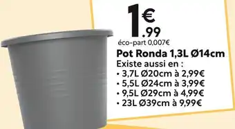 Maxi Bazar Pot Ronda 1,3L Ø14cm offre