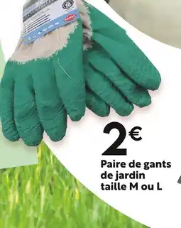 Maxi Bazar Paire de gants de jardin offre