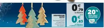 Suspension Sapin