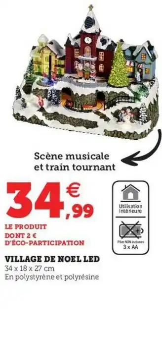 Hyper U Village De Noël Led offre