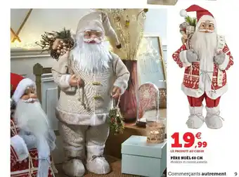 Hyper U Père Noël 60 Cm offre