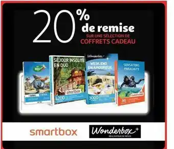 Coffrets Cadeau Smartbox, Wonderbox