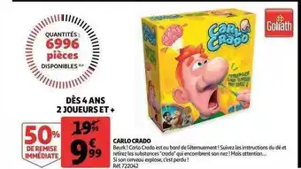 Auchan Carlo Crado Goliath offre