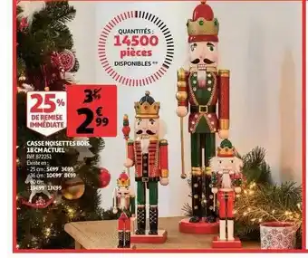 Auchan Casse Noisettes Bois 18 Cm Actuel offre