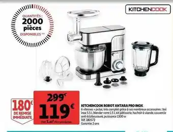 Auchan Kitchencook Robot Antara Pro Inox offre