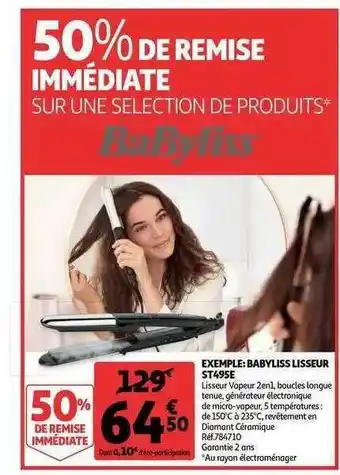 Auchan Produits Babyliss offre