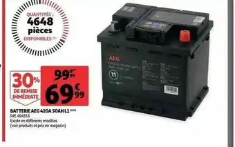 Auchan Batterie Aeg 420a 50ahl1 offre