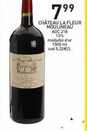Stokomani Château La Fleur Moulineau Aoc 2018 offre
