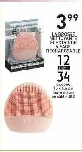 Stokomani La Brosse Nettoyante électrique Visage Rechargeable offre