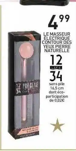 Stokomani Le Masseur électrique Contour Des Yeux Pierre Naturelle offre