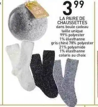 Stokomani La Paire De Chaussettes offre