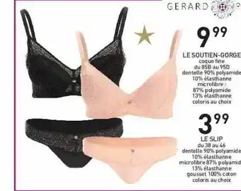 Stokomani Le Soutien-gorge, Le Slip offre