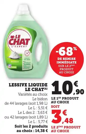 Bi1 Lessive liquide le chat offre