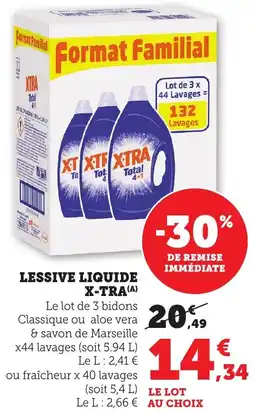 Bi1 Lessive liquide x-tra offre