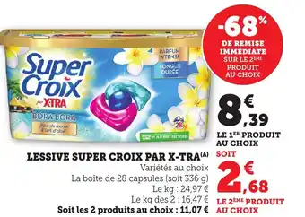 Bi1 Lessive super croix par x-tra offre