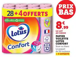 Bi1 Papier toilette lotus confort offre