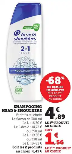 Bi1 Shampooing head & shoulders offre