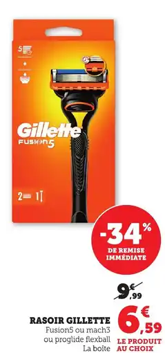 Bi1 Rasoir gillette offre