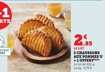 Bi1 3 chaussons aux pommes u offre