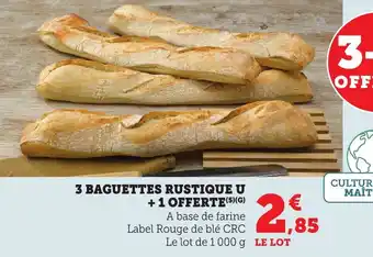 Bi1 3 baguettes rustique u offre