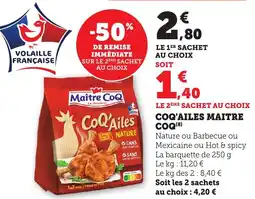 Bi1 Coq'ailes maitre coq offre