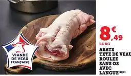 Bi1 Abats tete de veau roulee sans os avec langue offre