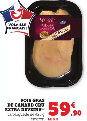 Bi1 Foie gras de canard cru extra deveine offre