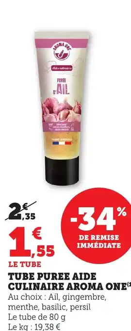 Bi1 Tube puree aide culinaire aroma one offre