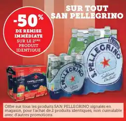 Hyper U Sur tout san pellegrino offre