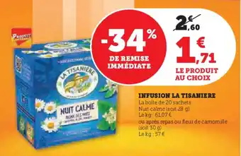 Hyper U Infusion la tisaniere offre