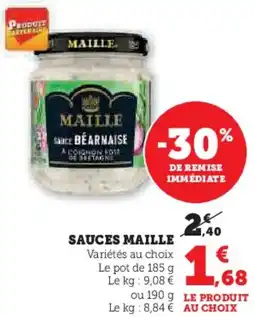 Hyper U Sauces maille offre