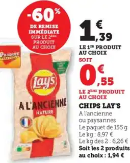 Hyper U Chips lay's offre