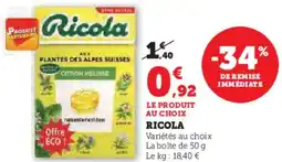 Hyper U Ricola offre