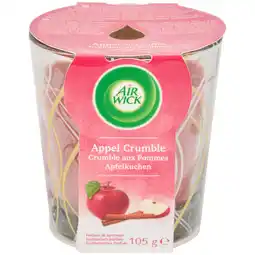 Action Bougie parfumée Air Wick Crumble aux pommes offre