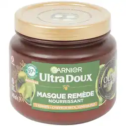 Action Masque pour cheveux Garnier Ultra Doux Olive mythique offre