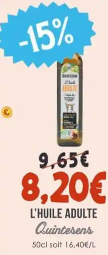 Naturalia QUINTESENS L'huile adulte offre