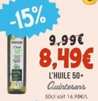 Naturalia QUINTESENS L'huile 50+ offre