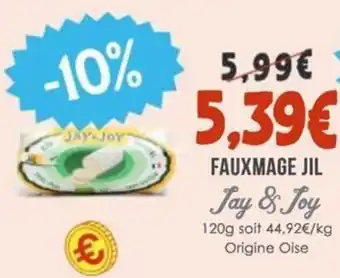 Naturalia JAY & JOY Fauxmage jil offre